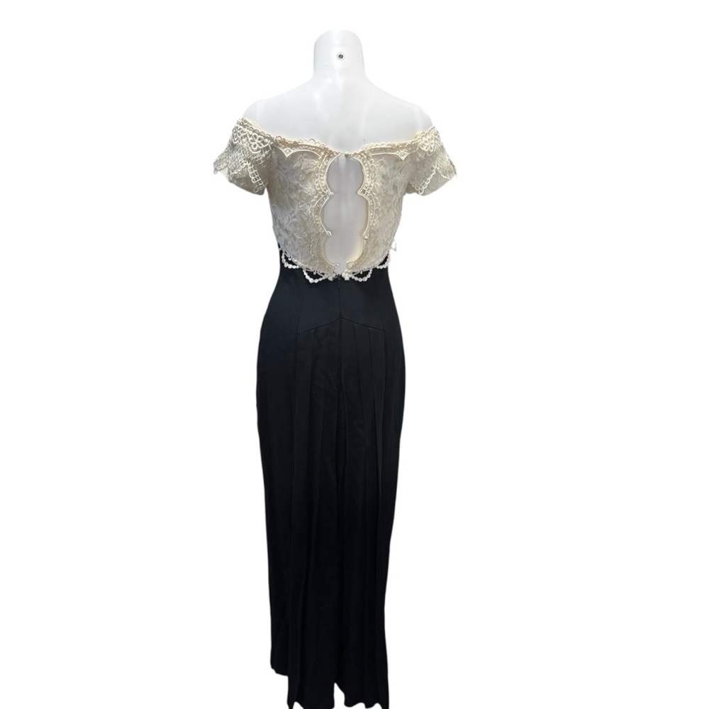 Vintage Scott McClintock Victorian Lace Formal Dress Size 6 (Missing 2 buttons) - Picture 10 of 13